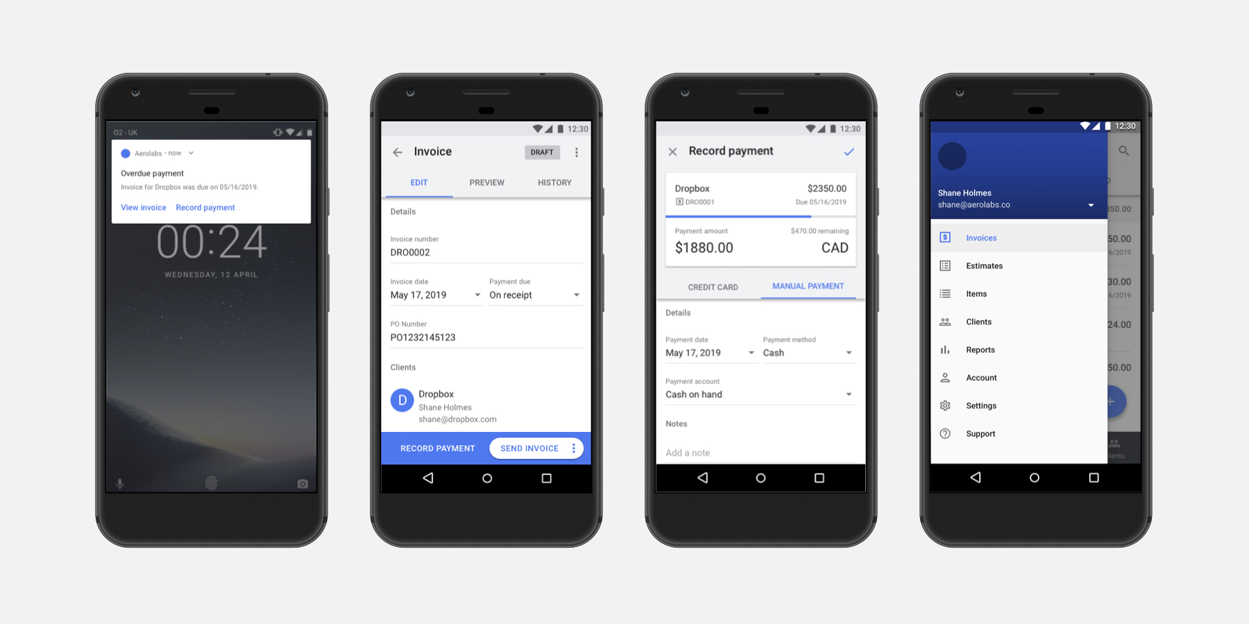 invoicesimple android app